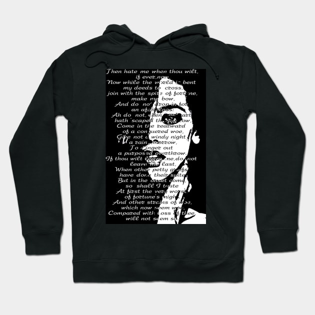 Shakespeare's Sonnet Hoodie by CatCoconut-Art